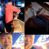 勾引摩的直男大叔玩放片给他看帮他吃射，好刺激