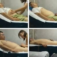 眼镜帅熊叔来按摩啪啪