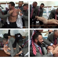 Menatplay正装老板被一群西装员工群奸