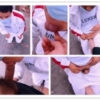 胡须叔公园偶遇奴叔