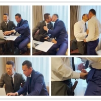 办公室大叔私会双射（1080P）