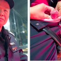 燕妹夜袭保安室快速盘射大叔