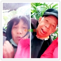 骚妖在人来人往的公园里口交老头射浓精