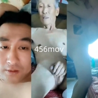 熊叔抱插瘦老大爷