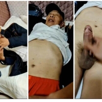 又一看片老头落入魔掌被玩射