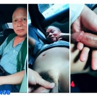 把可爱胖老勾车里玩耍