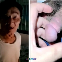 妖姐室内盘射瘦老头