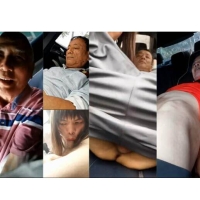 妖女各种勾引直老们车内玩