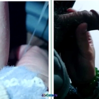 燕妹厕所套射超帅保安