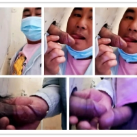 胖中厕所鸟洞勾引老头被反玩（25）