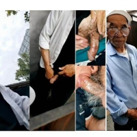 厕所勾引到两个大鸟老头玩（1）