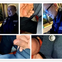 妖女夜对上班眼镜保安伯下体玩过瘾（1）