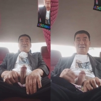 （原创）东北大叔在街上车震激情有射