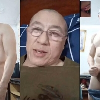 白发眼镜叔聊骚飞机 射 2