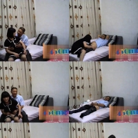 帅大叔被小妹吃射，然后被扣菊花