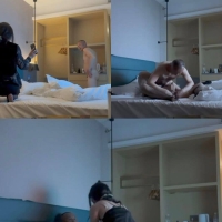 神叉约大叔去酒店玩结果翻车了，最后要射神叉嘴里