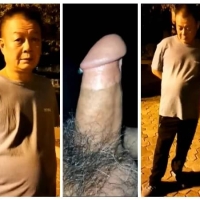 帅叔遛狗艳遇妖姐被撸喷手机(13)