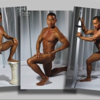 健身大叔当模特1