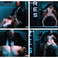 Menatplay黑人正装老板暗室爆操技师