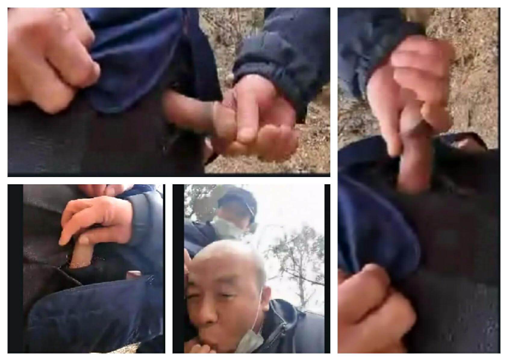 色胆包天二老户外吃玩鸡吊