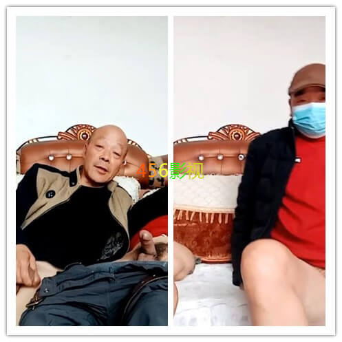 大叔约操口罩大伯