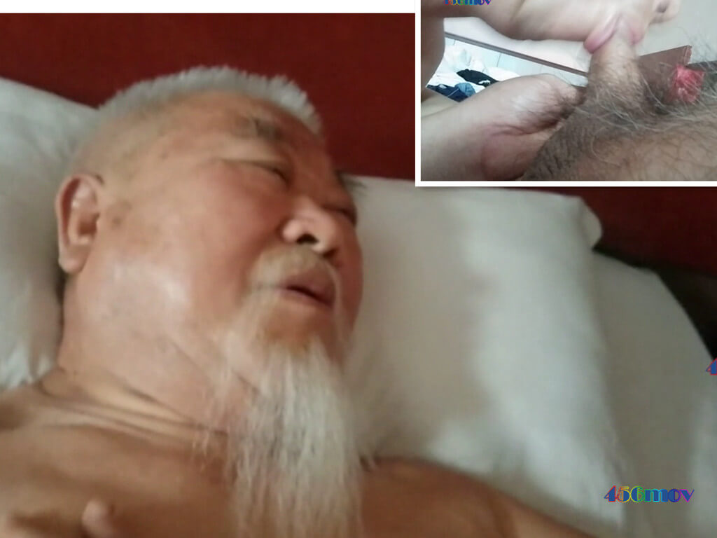 宾馆约会神仙爷爷双双射精