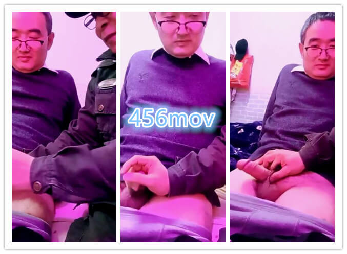 眼镜伯勾引巨根帅中（9）