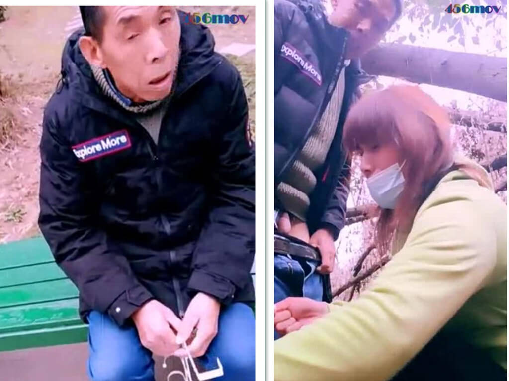 倩碧公园勾瘦老插手逼（24）