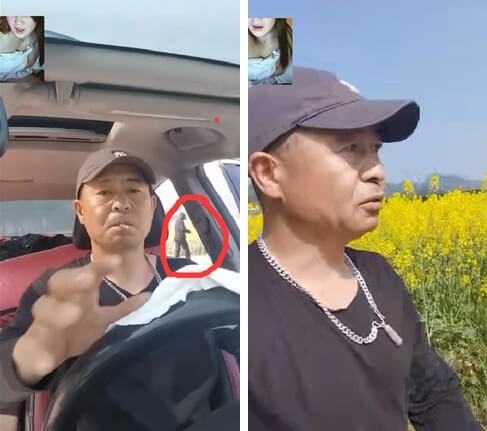 原创 露营大叔白天车上语音射