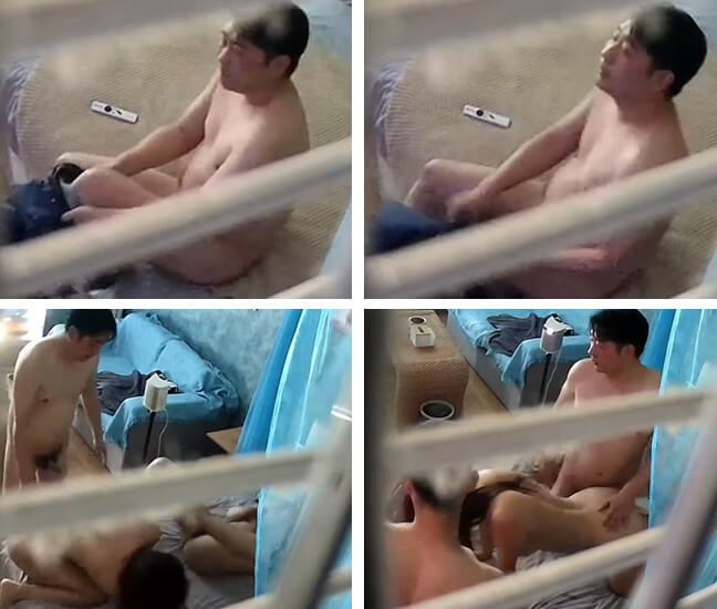 绿帽男带媳妇与帅叔3P轮插媳妇叫喊不断