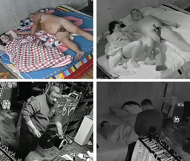 监控服装店老板娘偷情两壮熊叔无声