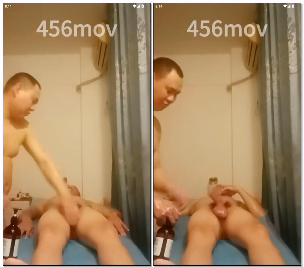 胖熊技师再度献菊客户