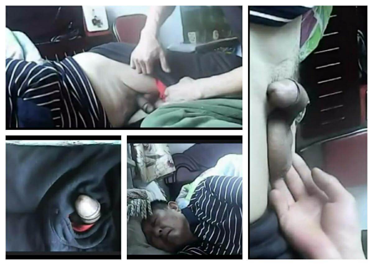 偷玩酣睡大舅宝贝大屌