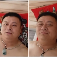 原创 短粗型胖叔深夜飞机 射浓精