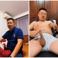 眼镜正装大叔激情飞机二连发