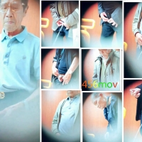 偷拍厕所帅老放水明场面（8)