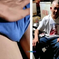 妖女勾得大鸡老头床上玩耍（15）