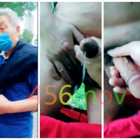 河南翔公园偶遇18公分同志帅老树林口射超多精液