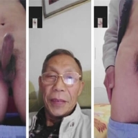 A505眼镜老伯视频撸大鸡射精