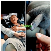 哈姐盘平头白发帅老玩车震（5)