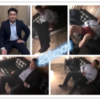 中年正装父亲面接撸射（新片）