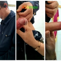 燕妹勾引色眼镜老伯厕所玩射超多浓精