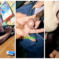 变装男盘老保安激情撸射