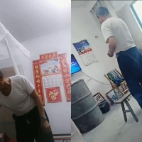 老头表情太享受了