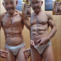 （原创）大叔健身身材很不错激情无射