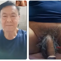 帅老激情玩白毛大鸡巴射精