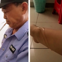 燕妹凌晨吸射壮实老保安