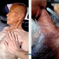 中年男车内吸摸老寿星苍老的大鸡（17）