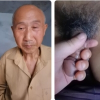 早上散步放片勾引75岁直男老头帮他口射