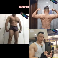 健身帅大叔视频合集有射